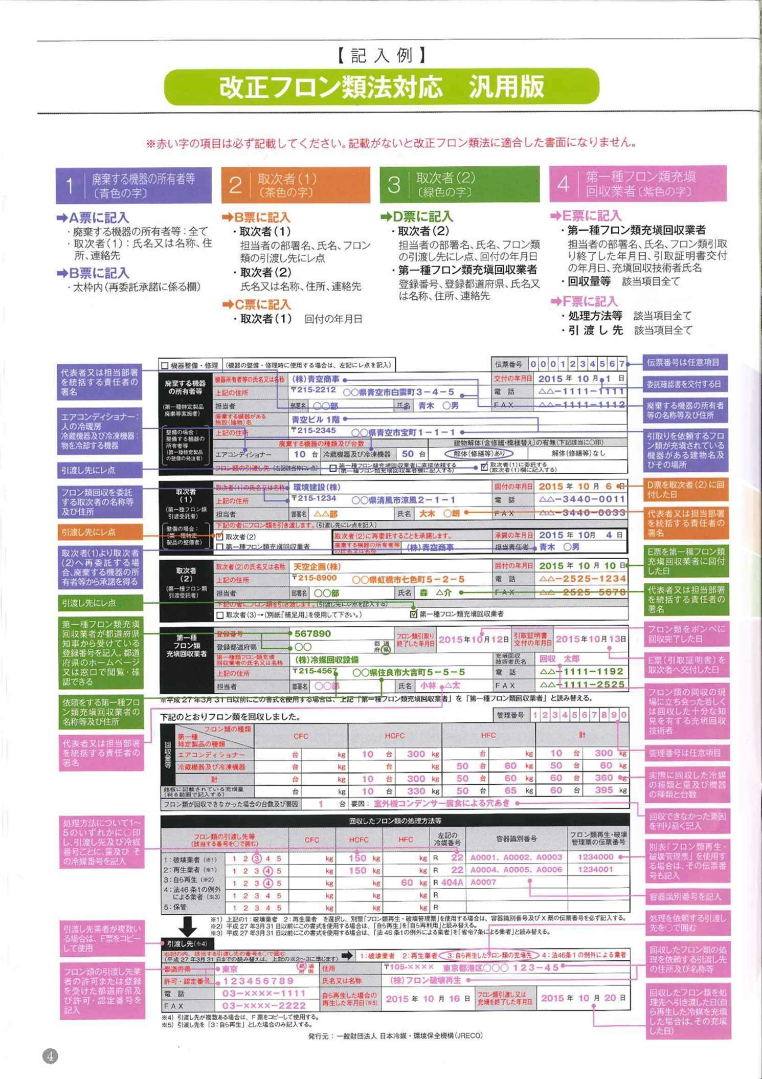 汎用版行程管理票